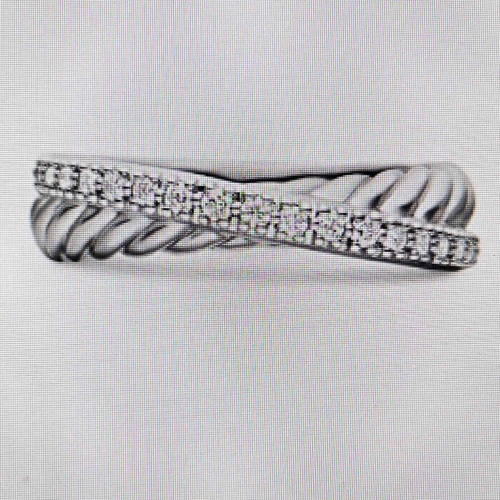 David Yurman Crossover Ring with Diamonds